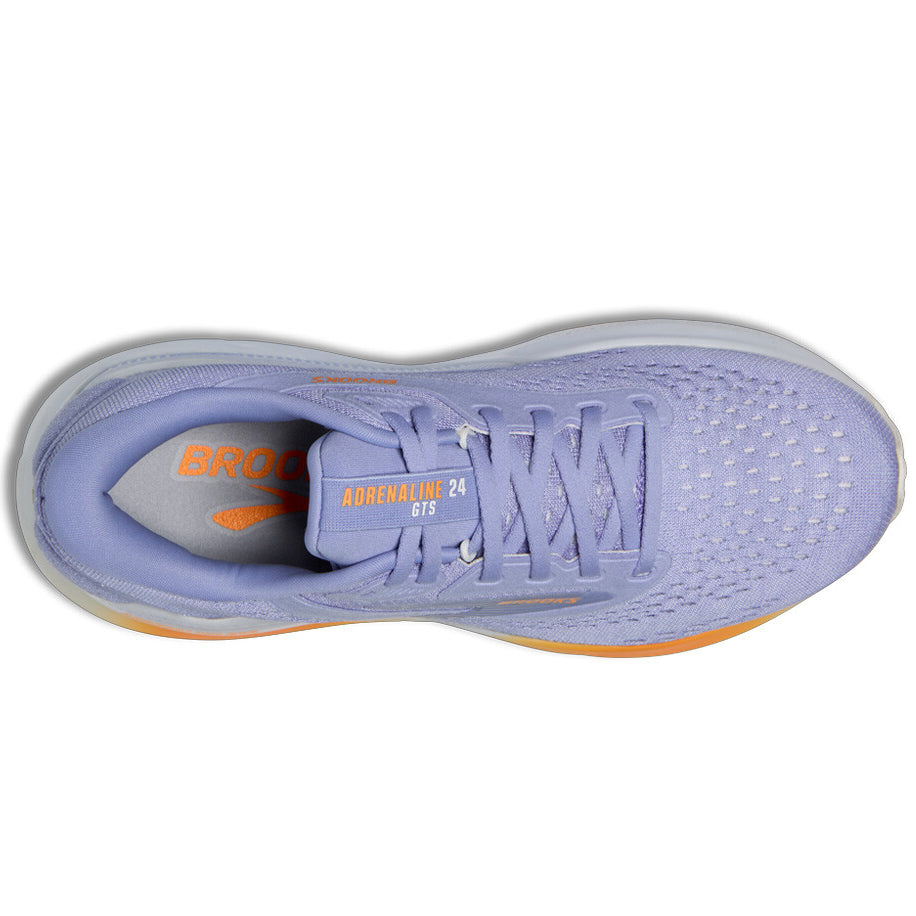 Women's Adrenaline GTS 24 Running Shoes Blue Heron / White / Orange - Achilles Heel