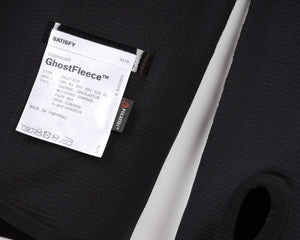 Satisfy GhostFleece Half-Zip Top Black - achilles heel