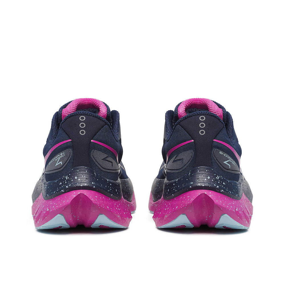Saucony Women's Endorphin Speed 4 Running Shoes Navy / Fuschia - achilles heel