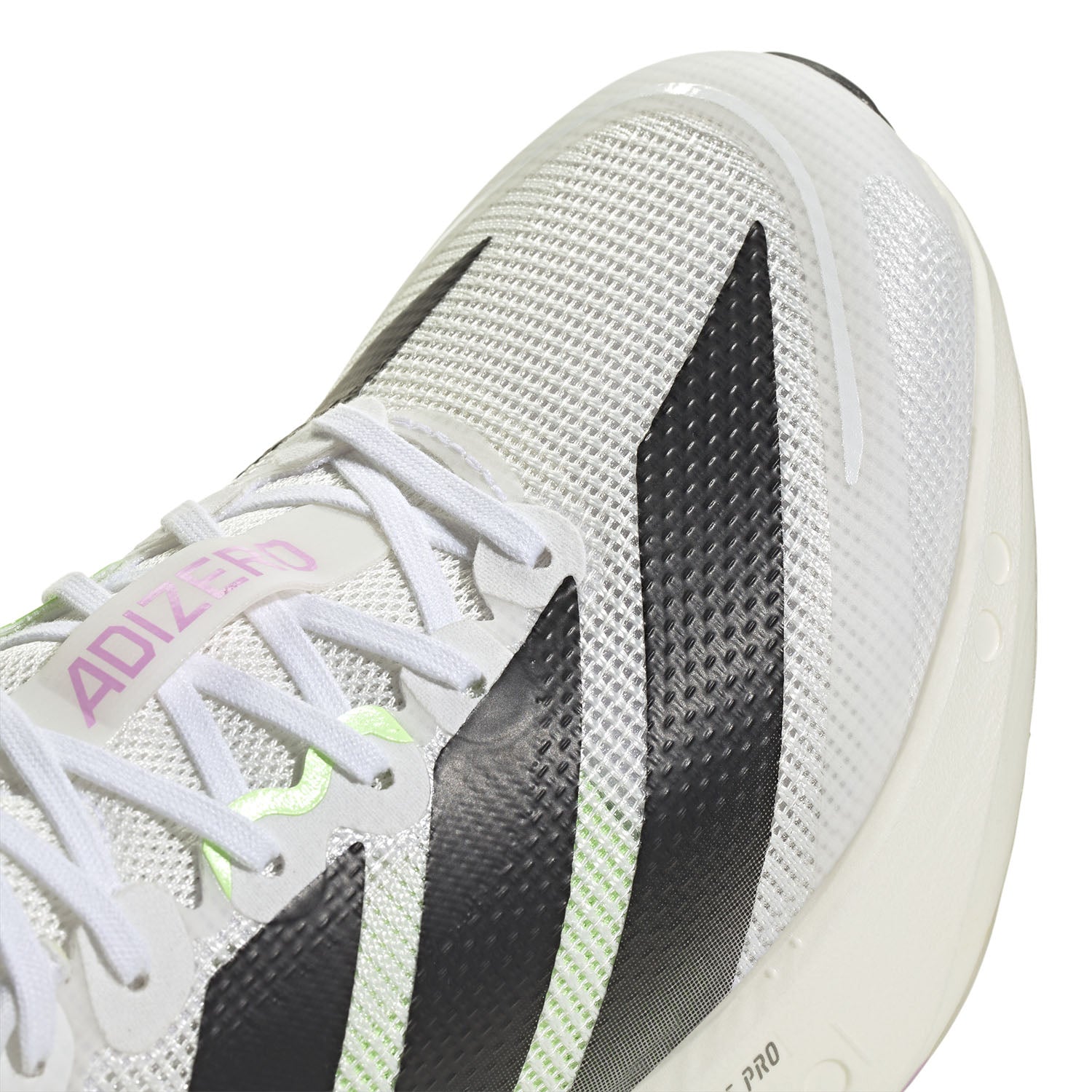 Women's Adizero Boston 13 Running Shoes White / Core Black / Dash Grey - Achilles Heel