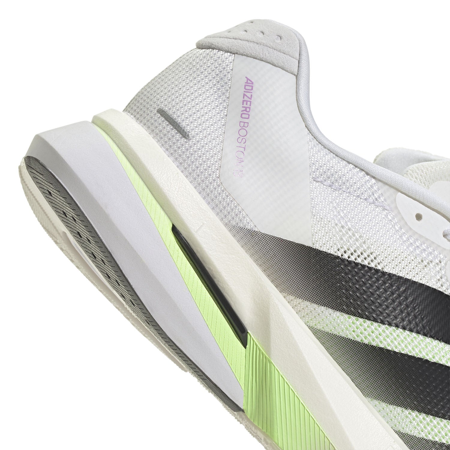 Women's Adizero Boston 13 Running Shoes White / Core Black / Dash Grey - Achilles Heel