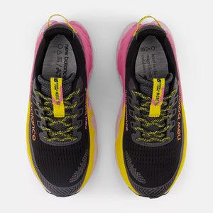 New Balance Women's X More Trail v3 Trail Running Shoes Black / Ginger Lemon / Real Pink - achilles heel