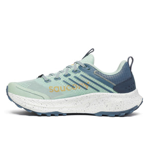 Saucony Women's Ride TR2 Trail Running Shoes Jade / Mirage - achilles heel