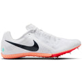 Zoom Rival Multi Running Spikes White / Obsidian / Bright Crimson - Achilles Heel