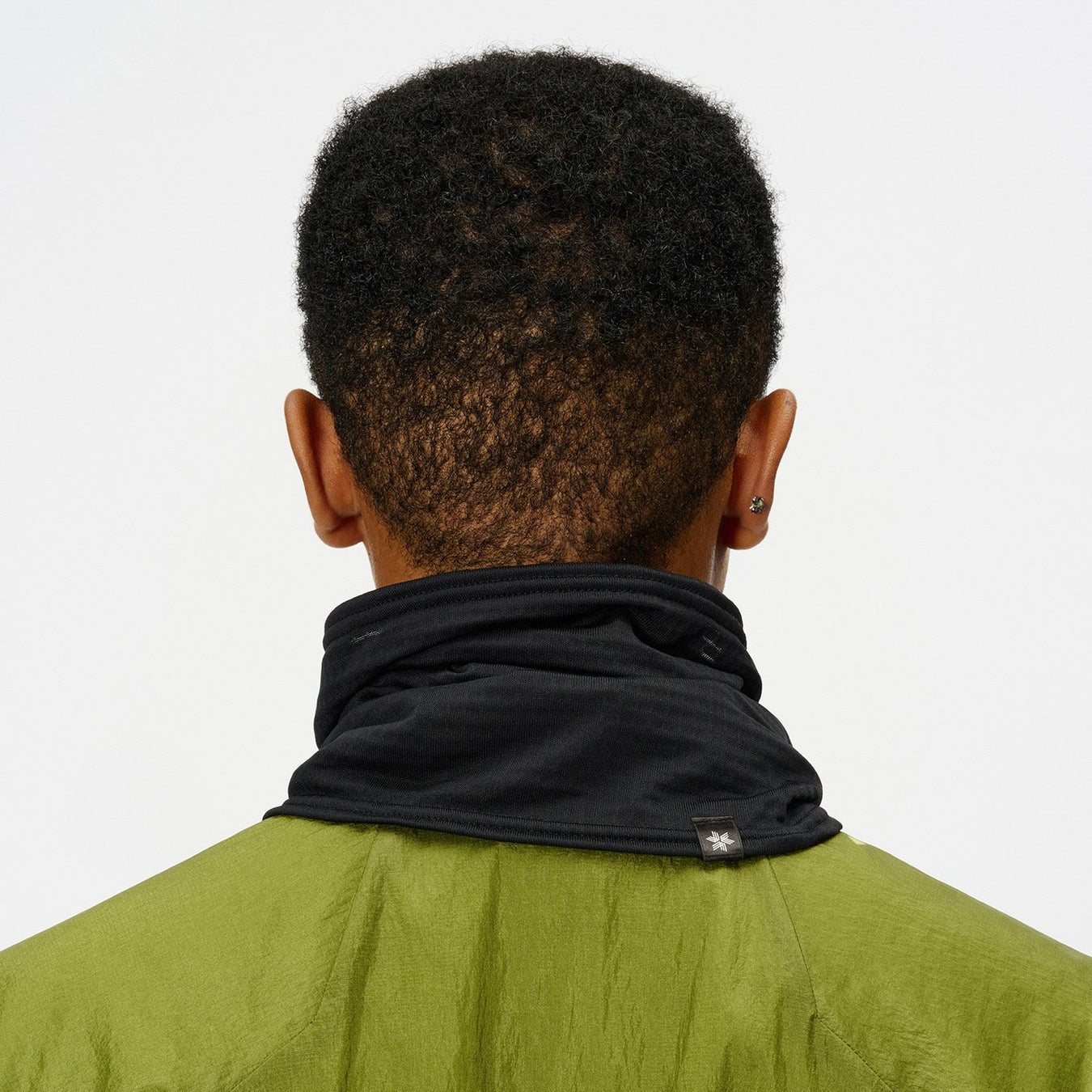 Stretch Grid Neck Gaiter Black