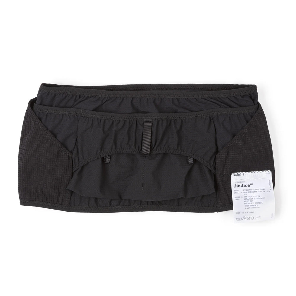 Satisfy Justice Dyneema Trail Band Black - achilles heel