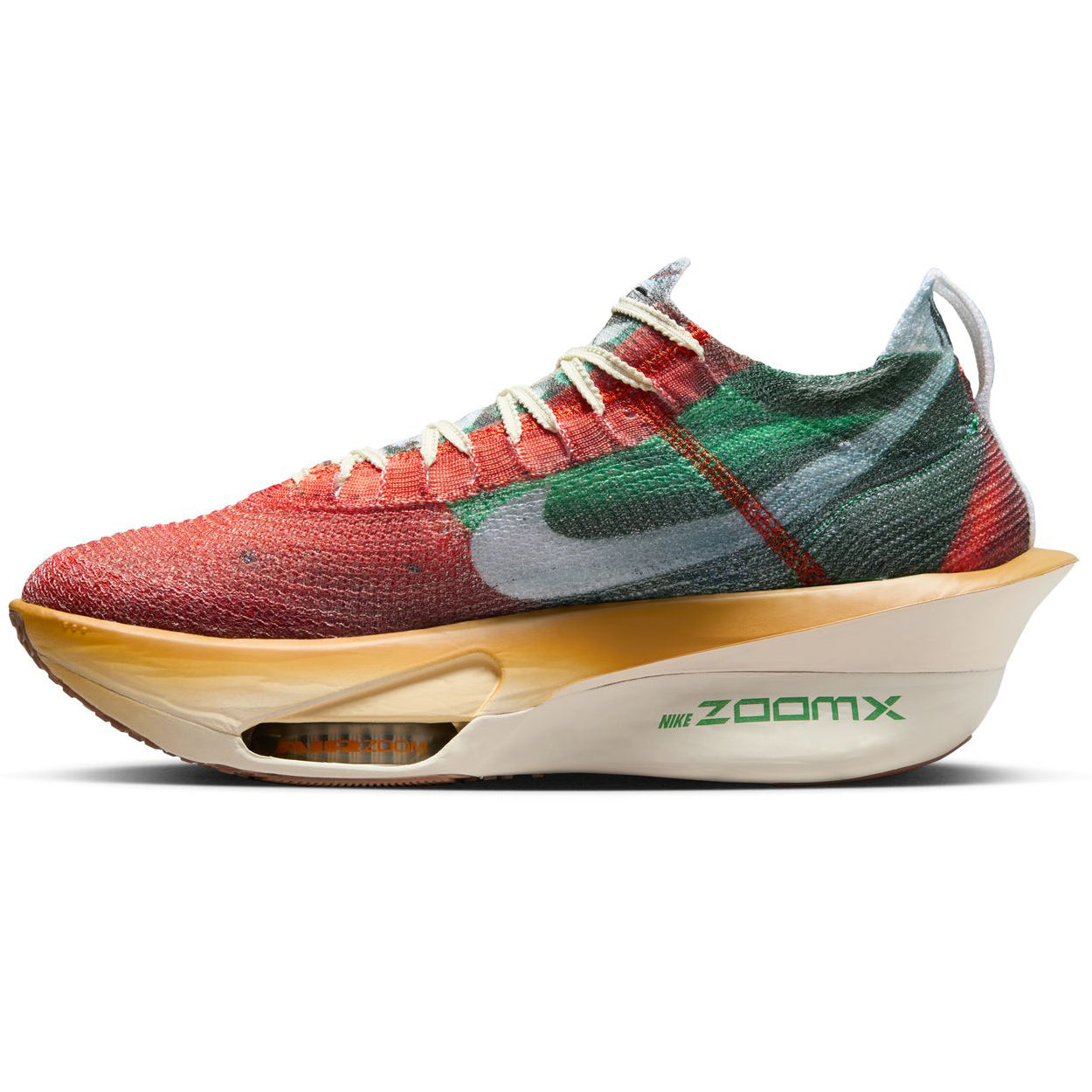 Men's Alphafly 3 Premium Running Shoes Multi-Colour / Starfish / Aloe Verde / Clear - Achilles Heel