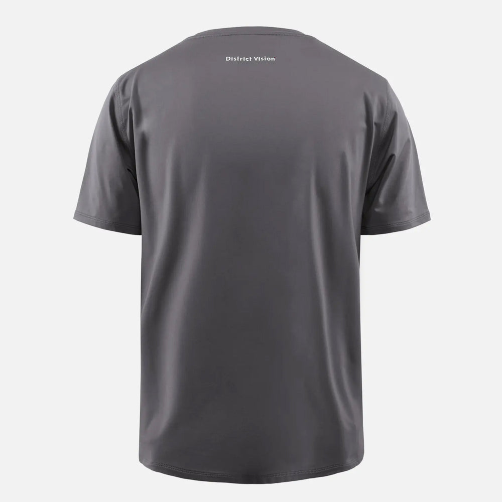 District Vision Men's Lightweight Tee Carbon - achilles heel