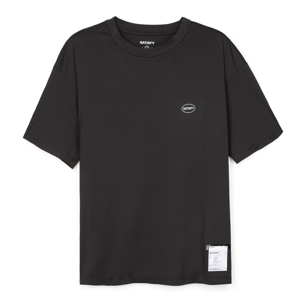 Satisfy AuraLite Tee Black / Black - achilles heel