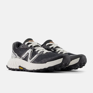 New Balance Women's Fresh Foam X Hierro v7 Trail Running Shoes Blacktop / Sea Salt - achilles heel