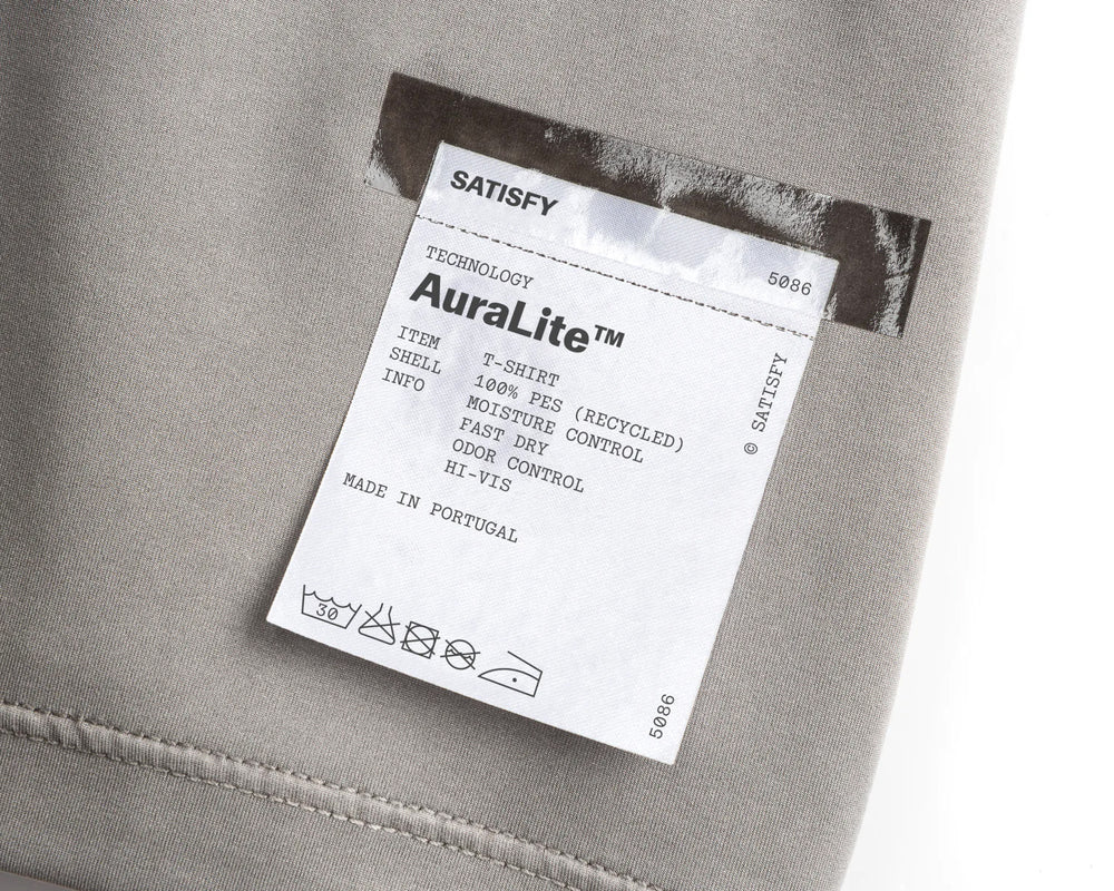 Satisfy AuraLite Tee Mineral Fossil - achilles heel