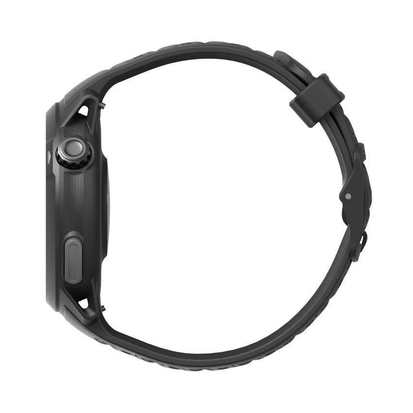 Pace Pro Silicone Strap GPS Sport Watch Black - Achilles Heel