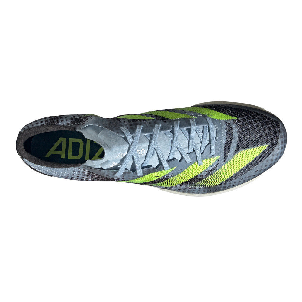 adidas Adizero Ambition Running Spikes Wonder Blue / Lucid Lemon / Arctic Night - achilles heel