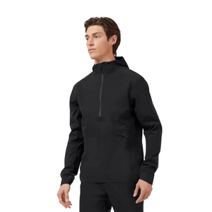 On Men’s Waterproof Anorak Black - achilles heel