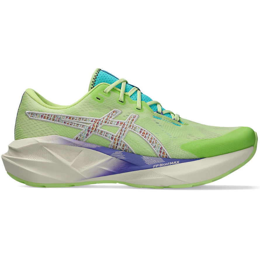 Asics Men's Novablast 5 TR Running Shoes Nature Bathing / Lime Green - achilles heel