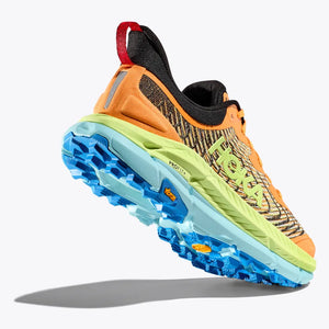 Hoka Men's Mafate Speed 4 Trail Running Shoes Solar Flare / Lettuce - achilles heel