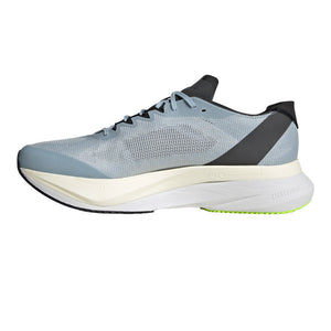 adidas Men's Adizero Boston 12 Running Shoes Wonder Blue / Lucid Lemon / Carbon - achilles heel