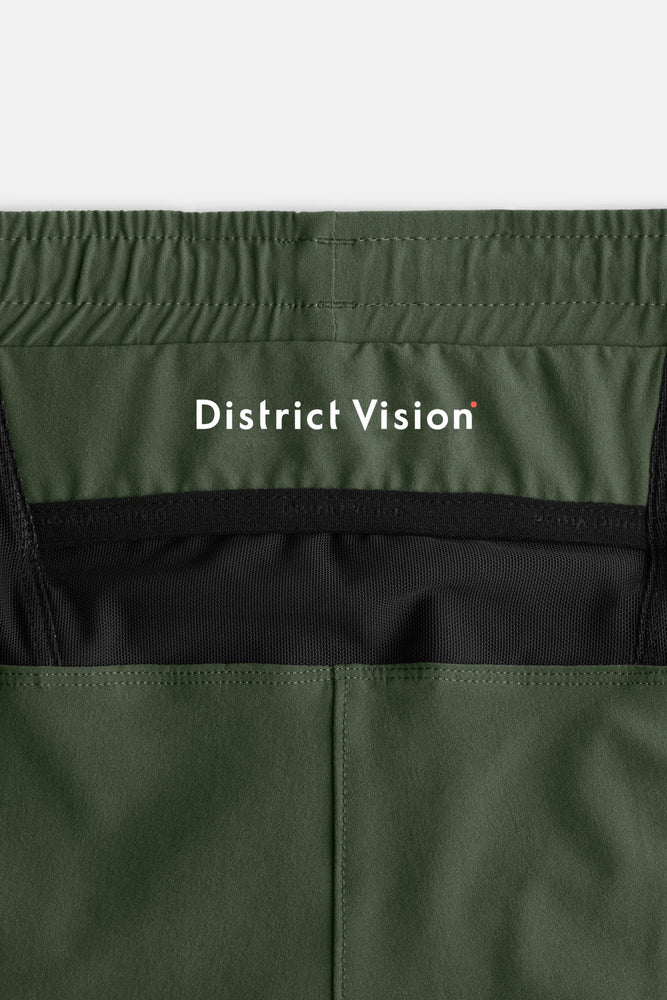 District Vision Men's 5 Inch Training Shorts Ivy - achilles heel