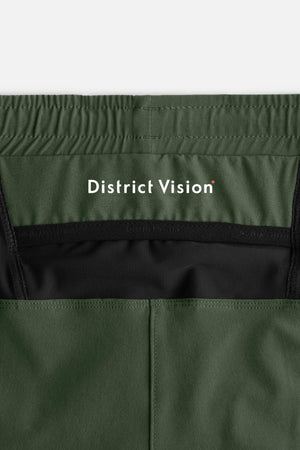 District Vision Men's 5 Inch Training Shorts Ivy - achilles heel