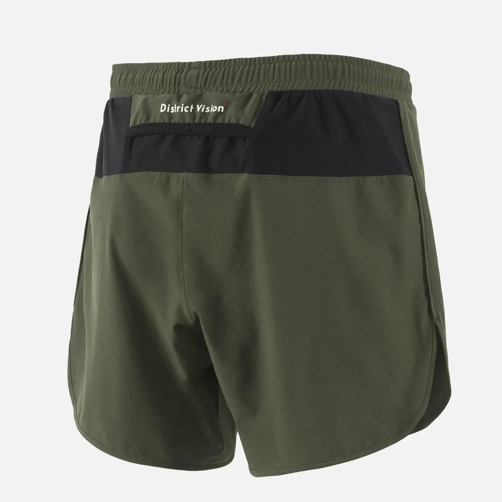 District Vision Men's 5 Inch Training Shorts Ivy - achilles heel