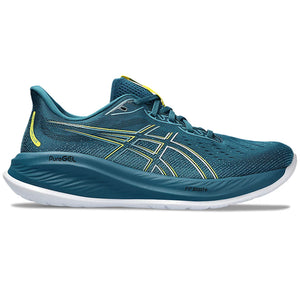 Asics Men's Gel-Cumulus 26 Running Shoes Evening Teal / Bright Yellow - achilles heel