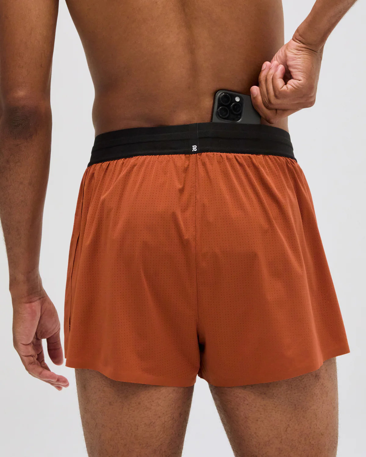 Men's Vento 3 Inch Splitty Short Rust - Achilles Heel