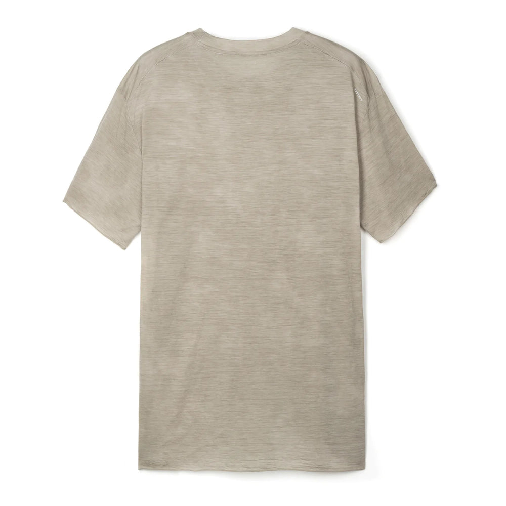 Satisfy CloudMerino Tee Sun Bleached Greige - achilles heel