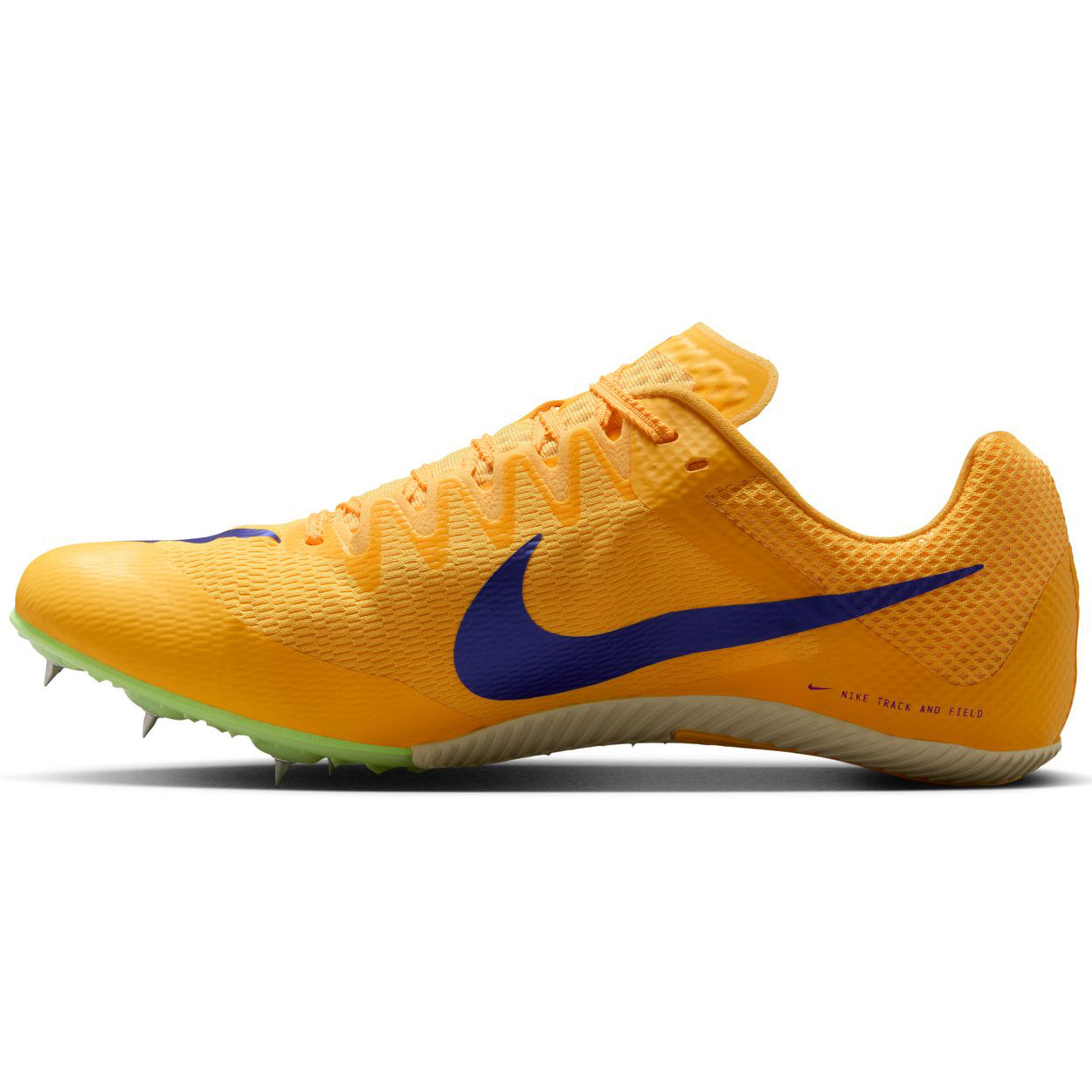 Zoom Rival Sprint Running Spikes Citron Pulse / Indigo Burst / Hyper Violet - Achilles Heel