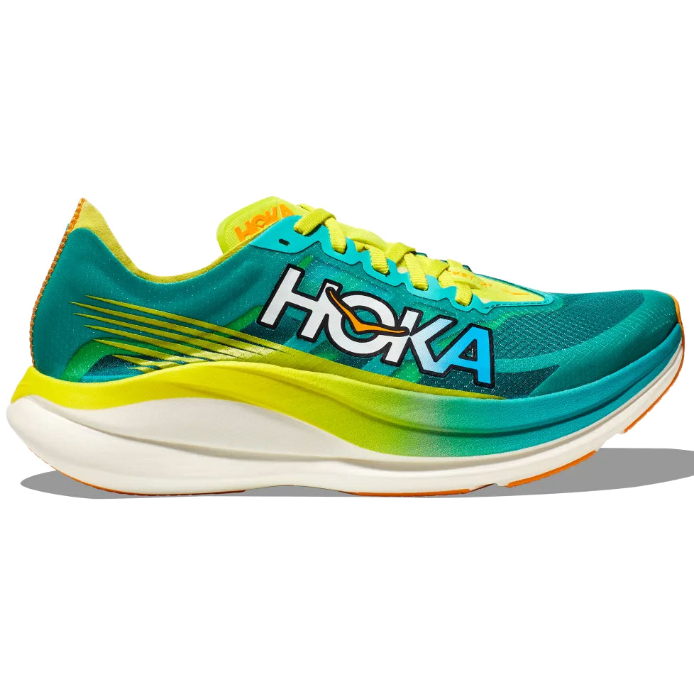 Hoka Rocket X 2 Running Shoes Ceramic / Evening Primrose - achilles heel