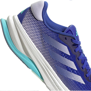 adidas Women's Supernova Solution Running Shoes Lucid Blue / Purple Tint / Flash Aqua - achilles heel