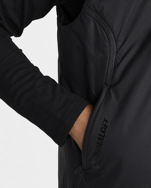 Nike Men's PrimaLoft Therma-FIT Trail Running Gilet Black / Summit White - achilles heel