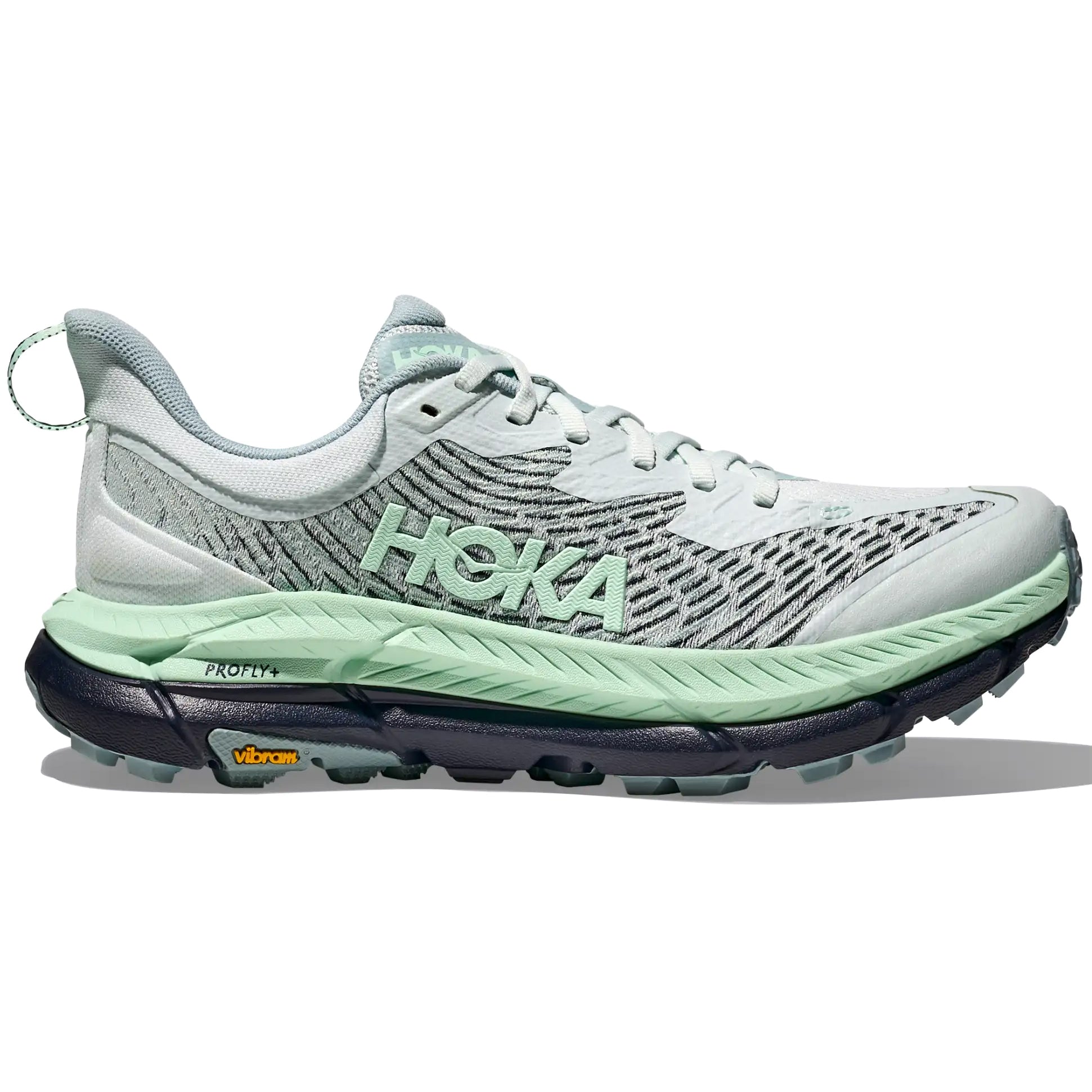 Hoka Women's Mafate Speed 4 Trail Running Shoes Droplet / Mint Fluorite - Achilles Heel