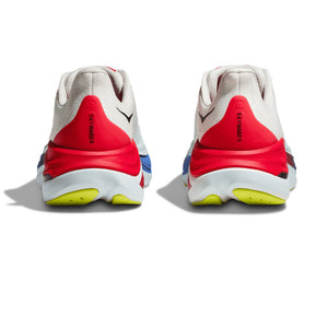 Hoka Men's Skyward X Running Shoes Blanc De Blanc / Virtual Blue - achilles heel