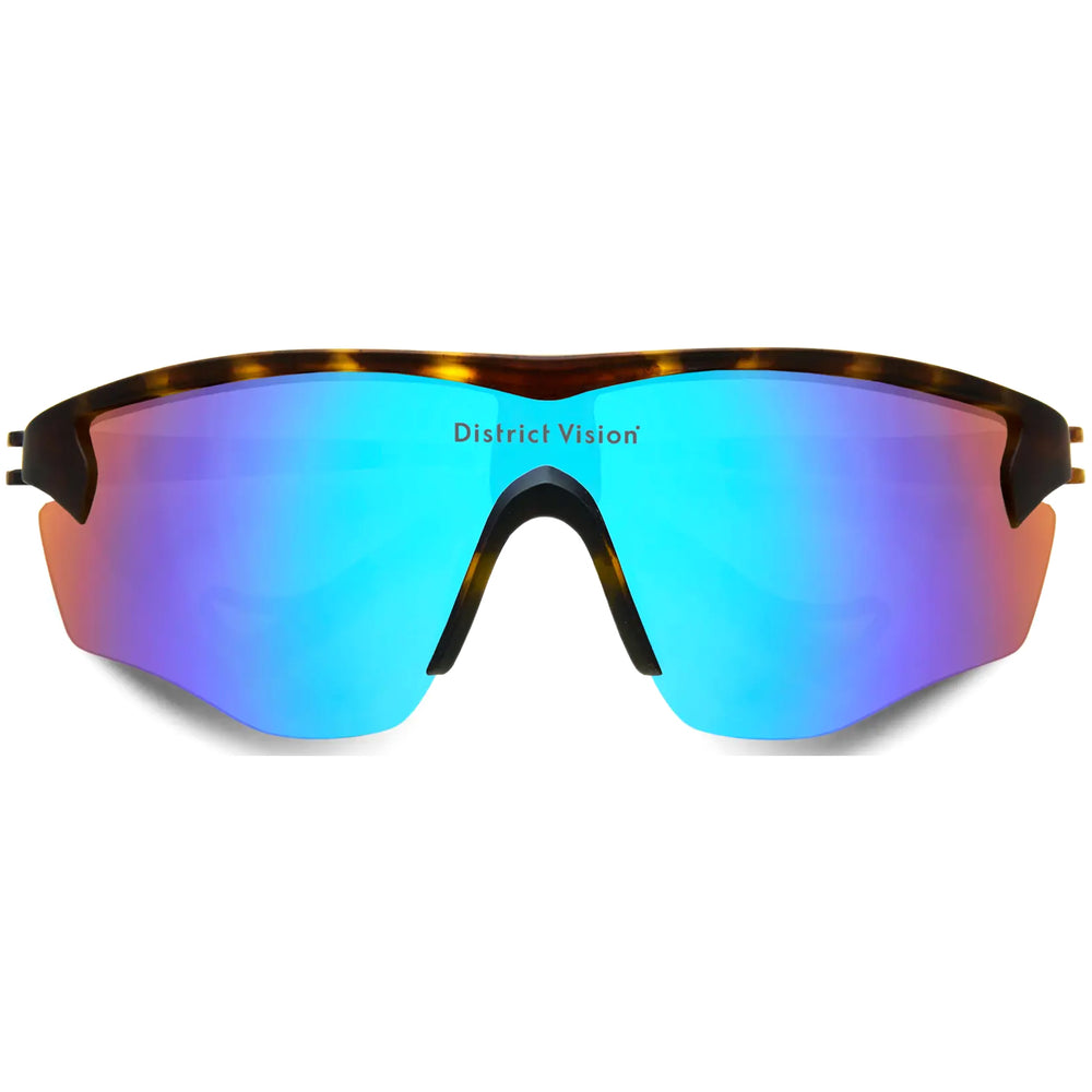 District Vision Junya Racer Tortoise D+ Blue Mirror - achilles heel