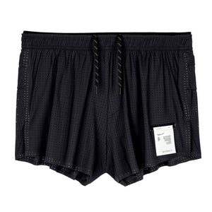 Satisfy Space‑O 2.5 Inch Distance Shorts Black - achilles heel