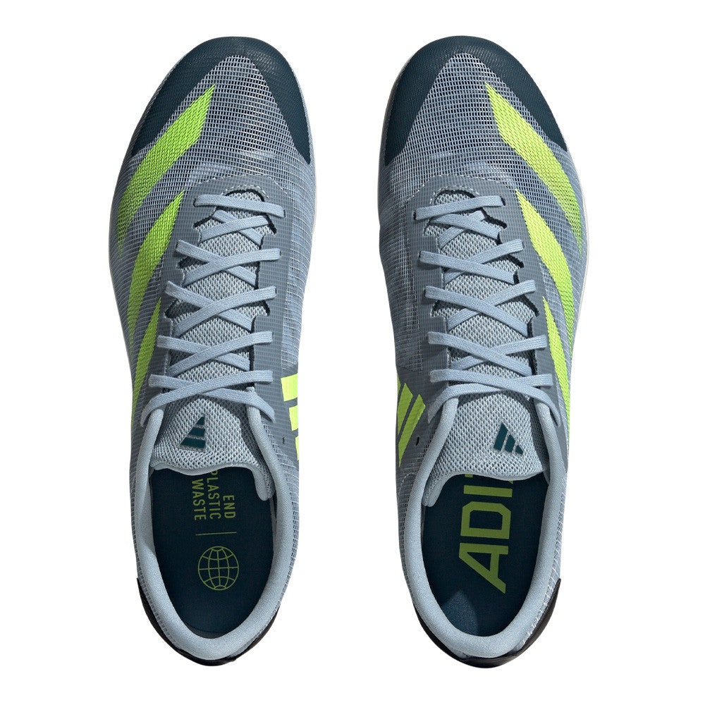 adidas Adizero XCS Running Spikes Wonder Blue / Lucid Lemon / Arctic Night - Achilles Heel