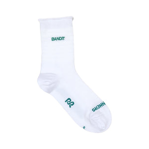 Bandit Grid Knit 2 Pack Socks White / Gulfstream - achilles heel