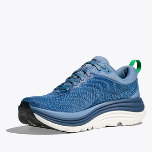 Hoka Men's Gaviota 5 Running Shoes Downpour / Thunder Cloud - achilles heel