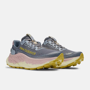New Balance Women's X More Trail v3 Trail Running Shoes Arctic Grey / Orb Pink / Tea Tree - achilles heel