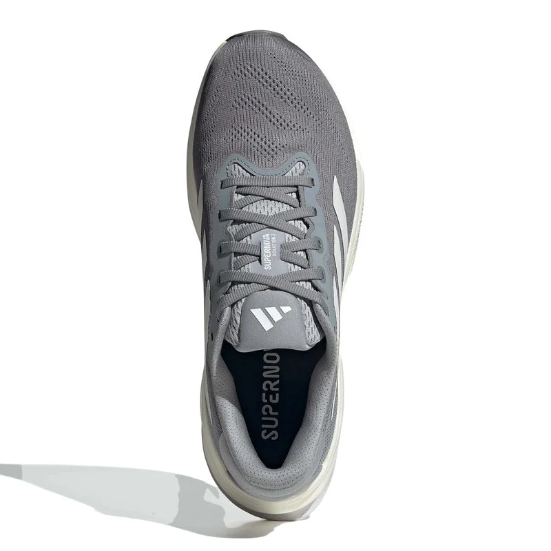 adidas Men's Supernova Solution 2 Running Shoes Grey / White / Halo Silver - achilles heel