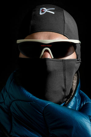 District Vision Grid Fleece Balaclava Black - achilles heel