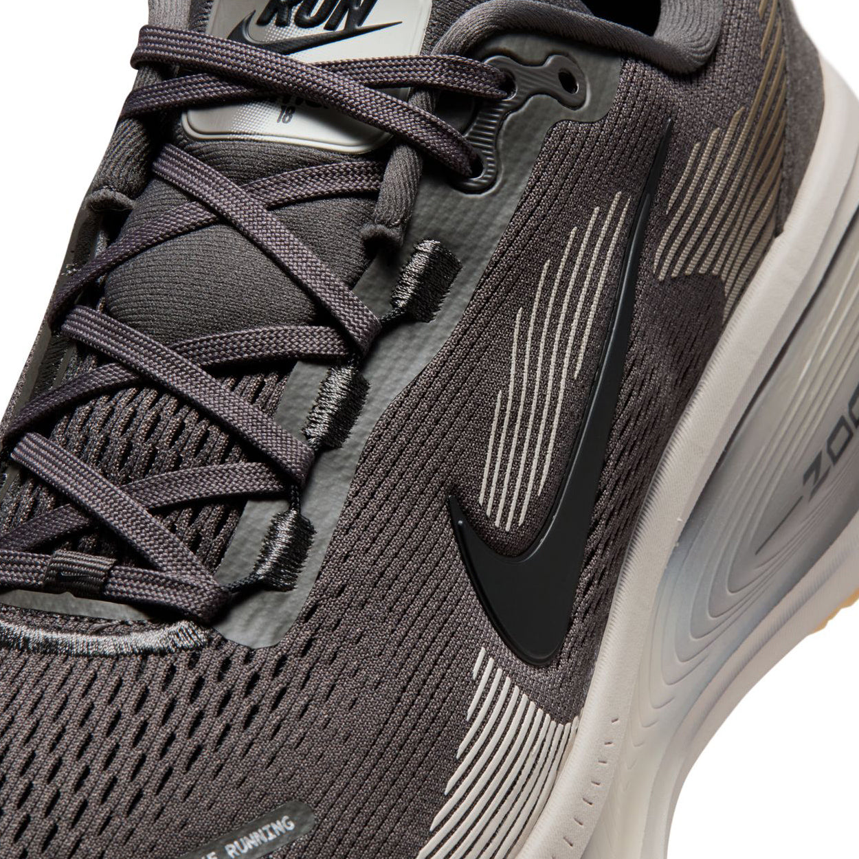 Men's Air Zoom Vomero 18 Running Shoes Medium Ash / Black / College Grey / Pale Ivory - Achilles Heel