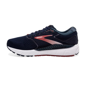 Brooks Men's Beast 20 Running Shoes Peacoat / Midnight / Red - achilles heel