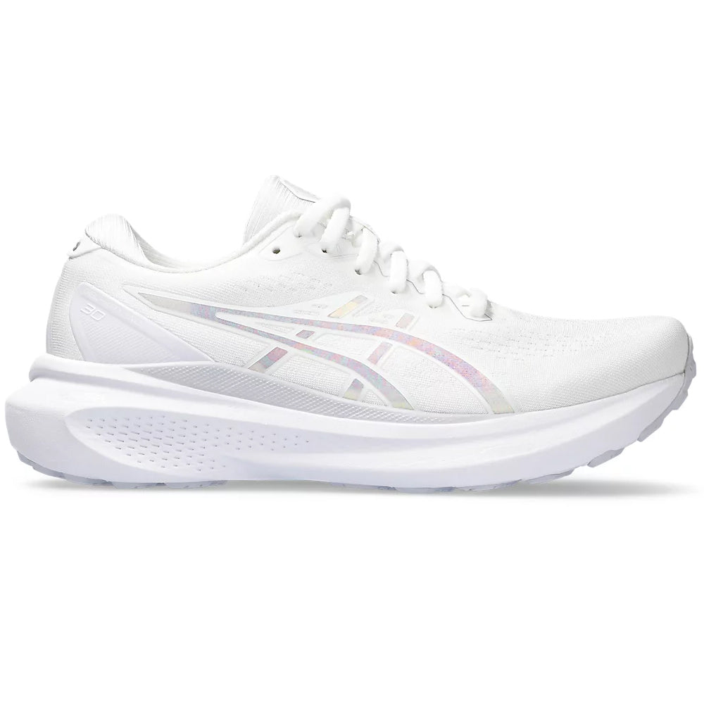 Asics Women's Gel-Kayano 30 Anniversary Running Shoes White / Lilac Hint - achilles heel