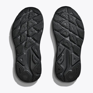 Hoka Men's Clifton 9 Running Shoes Black / Black - achilles heel