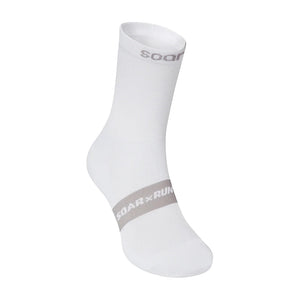 Soar Crew Socks White - achilles heel