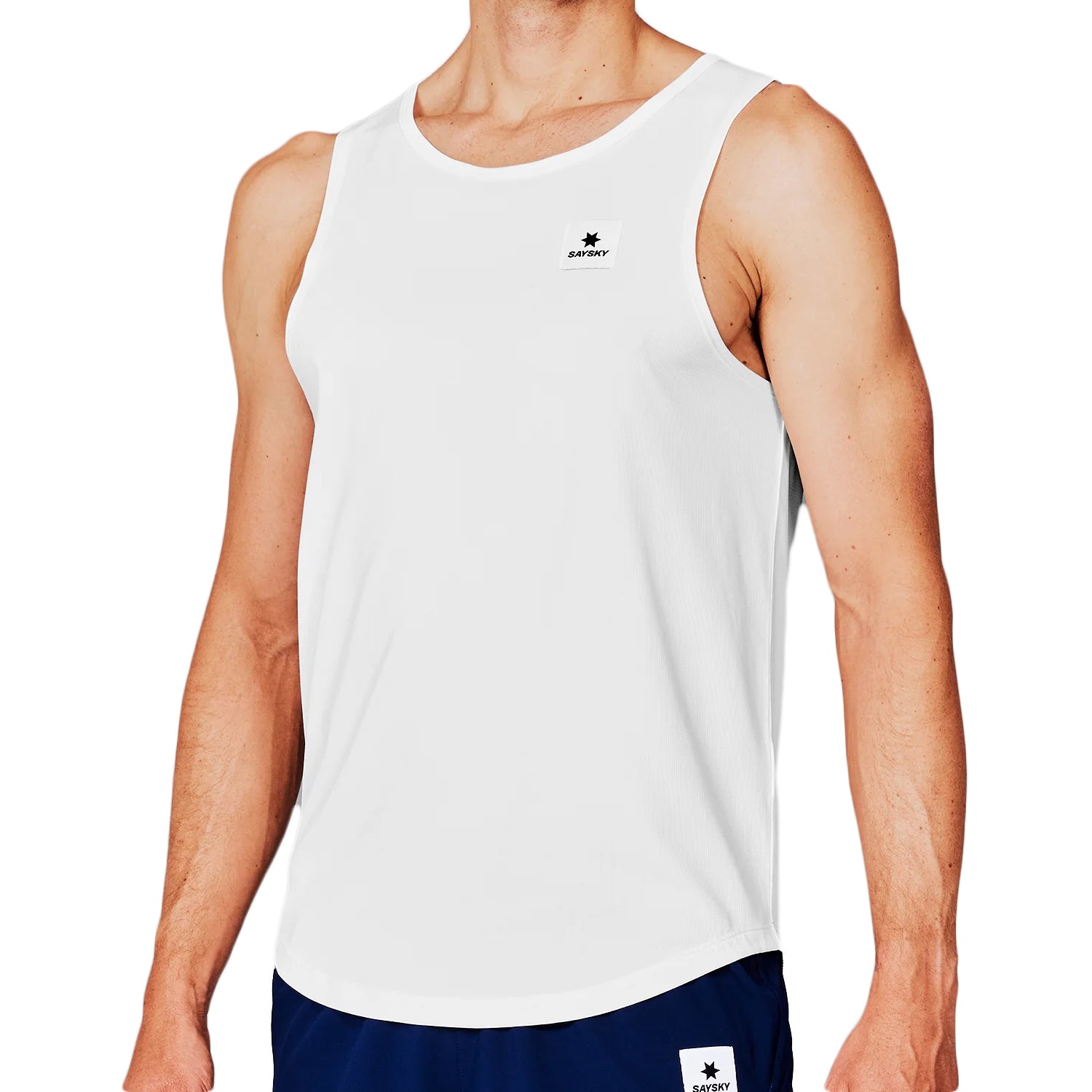SAYSKY Men's CC Combat Singlet White - Achilles Heel