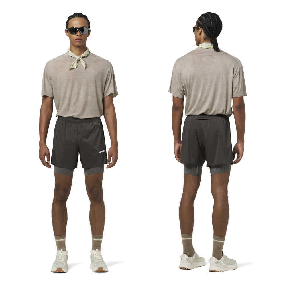 Satisfy CoffeeThermal 8 Inch Shorts Quicksand - achilles heel