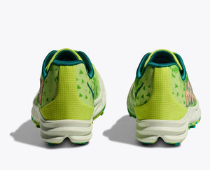 Hoka Crescendo XC Running Spikes Lettuce / Electric Lime - achilles heel