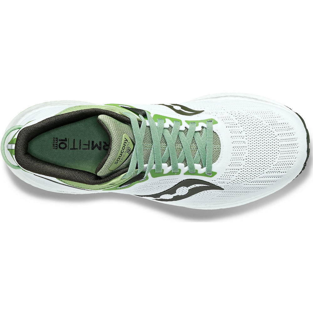 Saucony triumph on sale 10 mens white